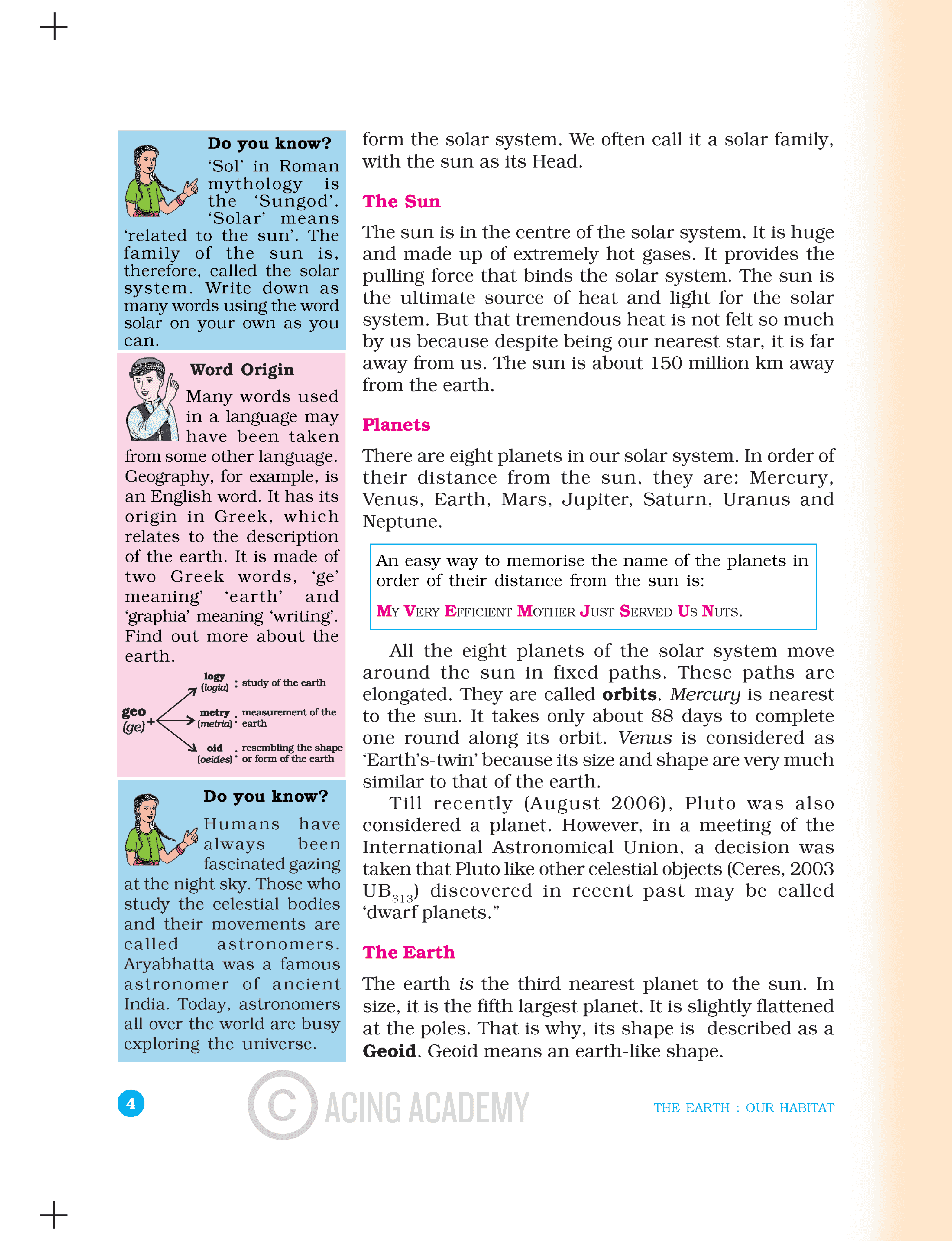 NCERT Geo Class 6 Chap – 1 – Page 4