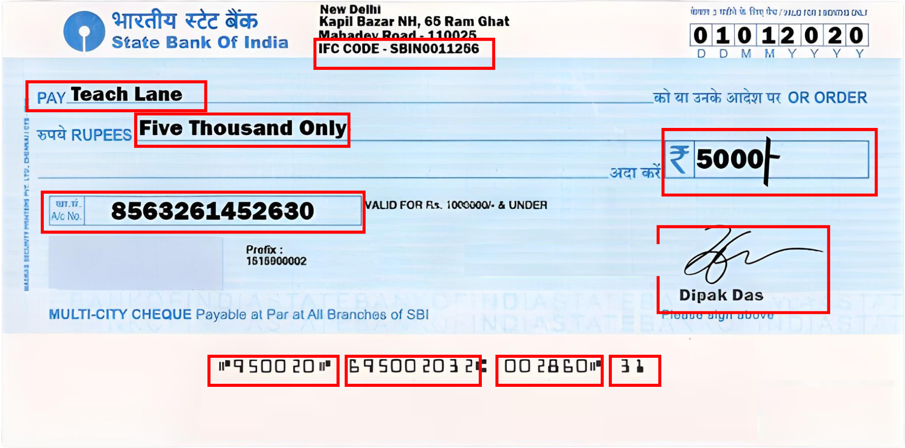 Cheque