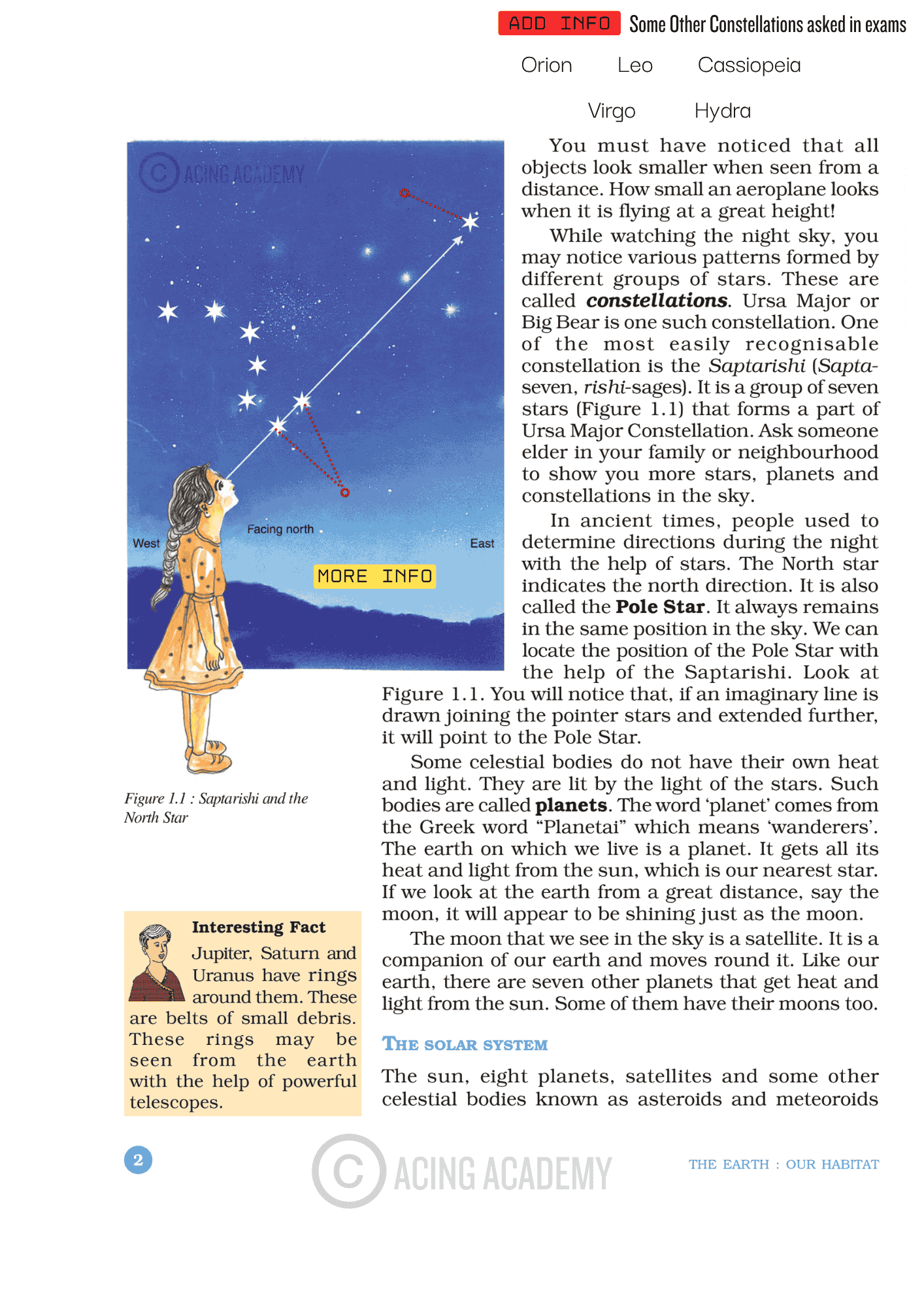 NCERT Class 6 Geo Chap – 1 – Page 2