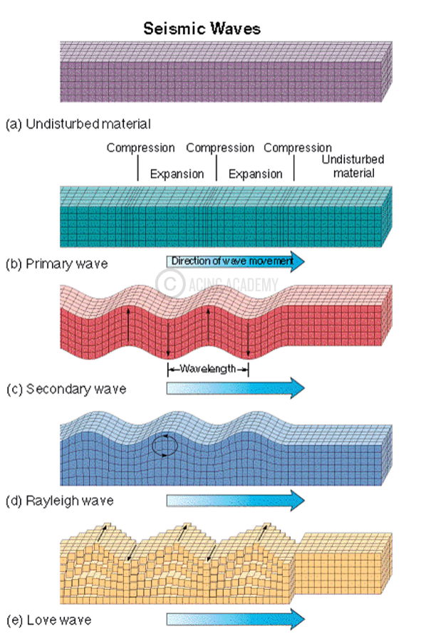 Types of Earthquake Body Waves Direction , Speed and Strength