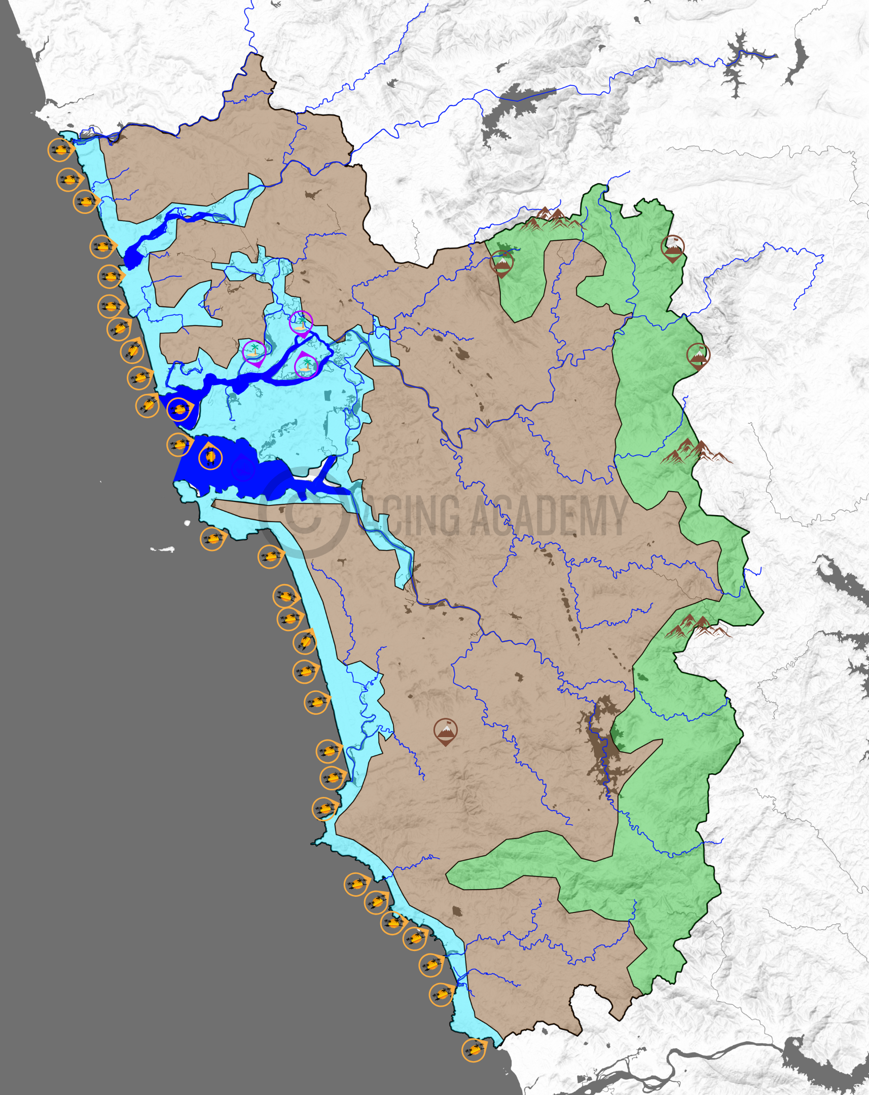 Goa Physical Features