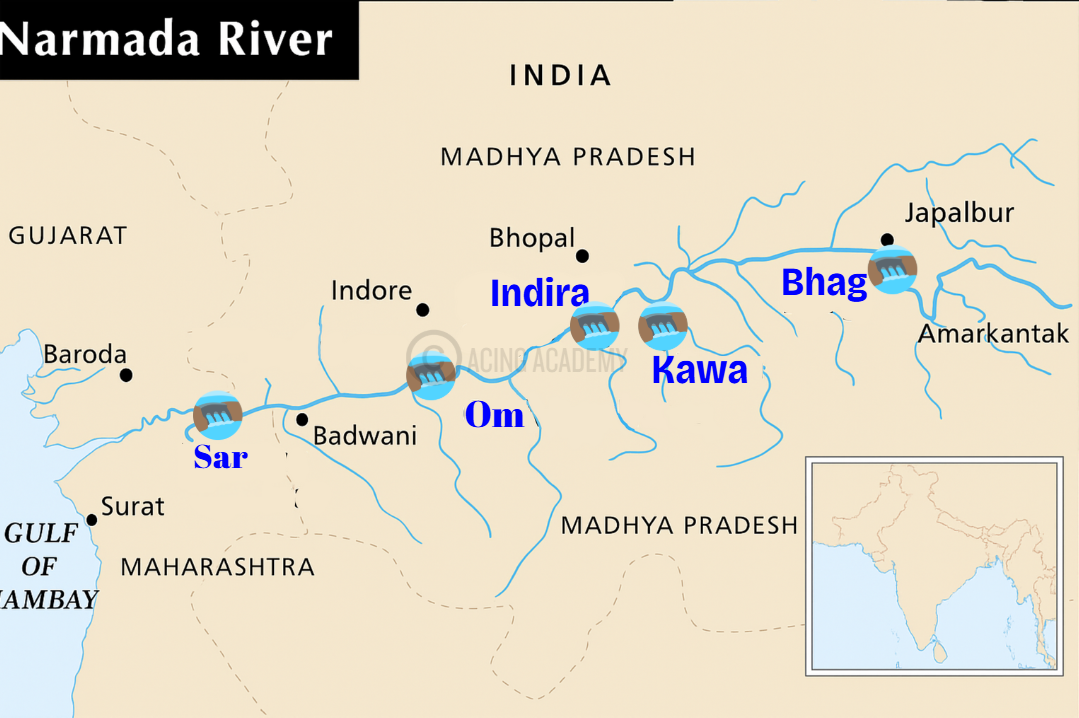 To remember Tributaries of Narmada