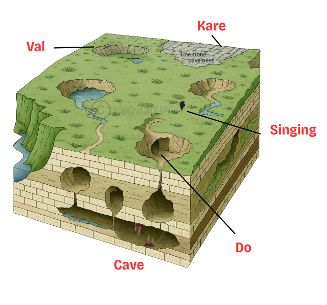 To remember Karst Landforms