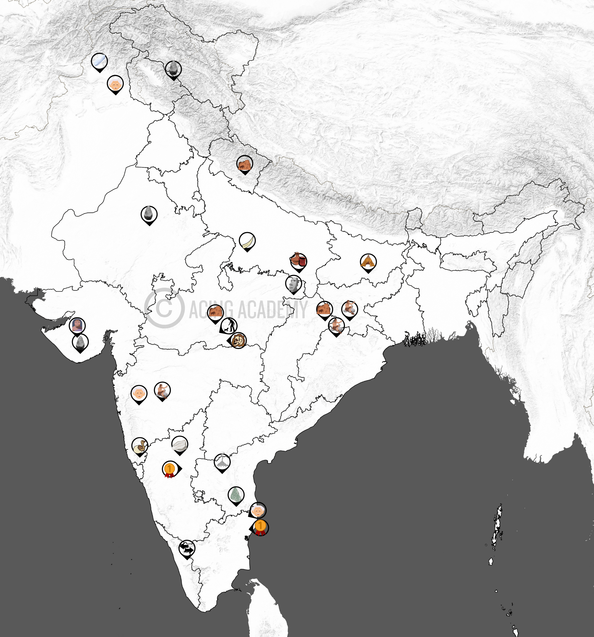 Paleolithic Sites in India