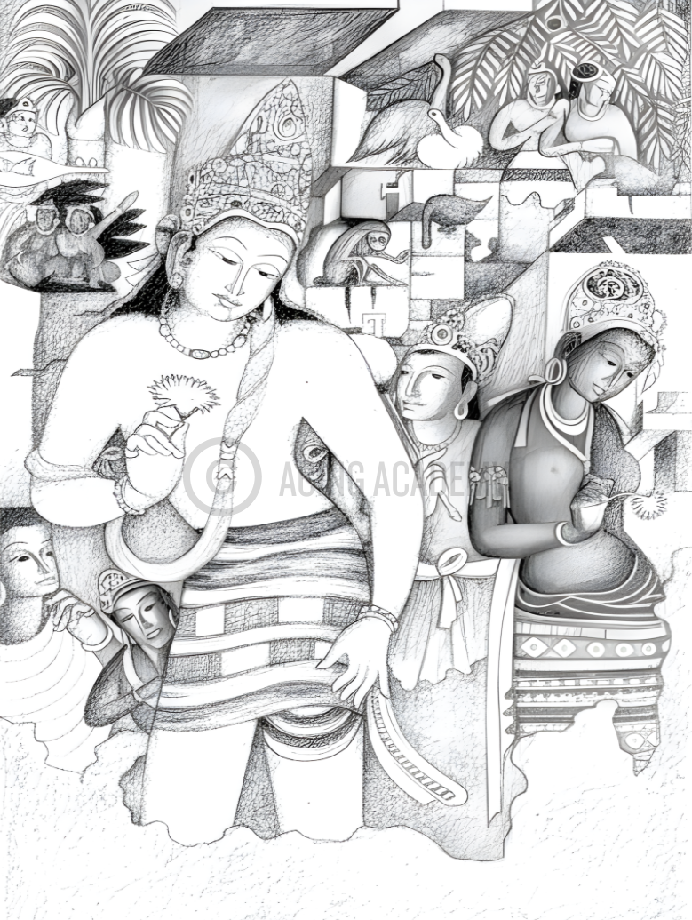 Padmapani Painting