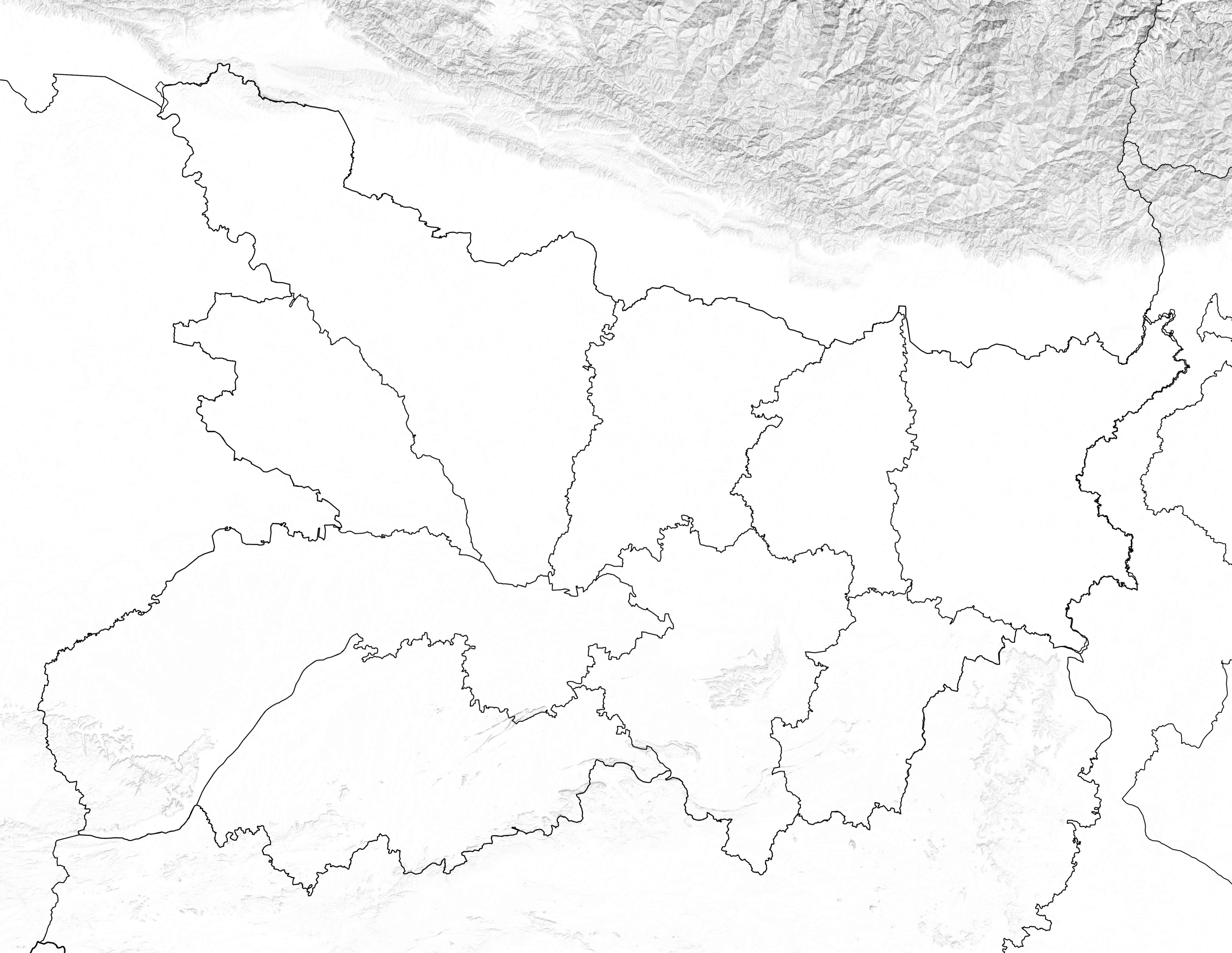 Bihar Districts & Borders