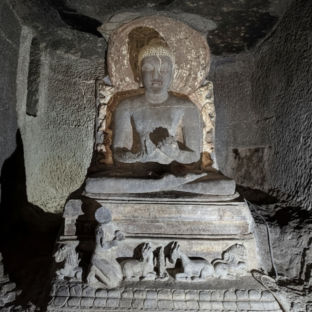 Dharmachakrapravartana Mudra (Cave 1)